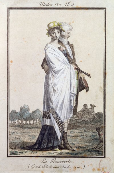 The Promenade by Philibert Louis Debucourt